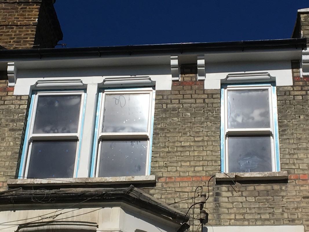 New uPVC sash windows fitted on Victorian terrace in Streatham